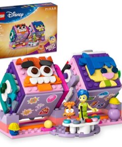 LEGO|Disney Inside Out 2 Mood Cubes from Pixar, Disney Toy Building Kit from The Movie, Fun Fantasy Toy to Share Emotions, Disney Gift Idea for Movie Fans, Girls and Boys, 43248