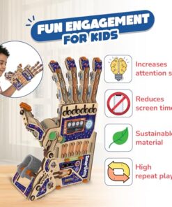 Smartivity DIY Robotic Mechanical Hand STEM Toy for Kids 8, 9, 10, 11, 12, 13, 14 Years Old | Parents Choice Award Winner I Christmas, Birthday Gift | Engineering Kit for 8-14 Years Old Boys & Girls