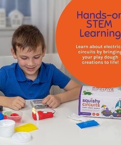 Squishy Circuits Standard Kit - Explore Electrical Circuits with Play Dough - STEM Science Kits for Kids Age 8-12 - Fun and Educational at Home, Classroom, Camp, and More!
