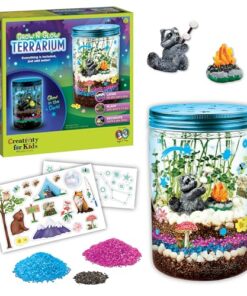 Creativity for Kids Grow 'N Glow Terrarium Kit - Educational Science Kits, Kids Gifts for Boys and Girls, Craft and STEM Projects (Ages 6+)