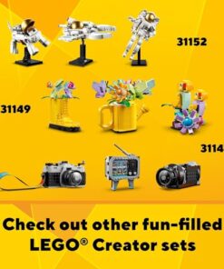 LEGO Creator 3 in 1 Retro Roller Skate Building Kit, Transforms from Roller Skate Toy to Mini Skateboard to Boom Box Radio, Birthday Gift for Skaters, Cool Toy for Boys and Girls Ages 8 and Up, 31148