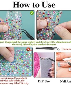 Face Gems Stick On, 2089 Pcs Halloween Face Jewels for Makeup Festival Concert Face Stickers Self Adhesive Rhinestone Stickers for Face Hair Eye Nail Crafts