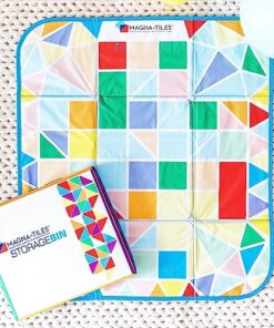 MAGNA-TILES Storage Bin & Interactive Play-Mat, The ORIGINAL Magnetic Building Brand