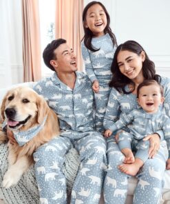 Hanna Andersson Holiday Polar Bear Matching Family Pajamas