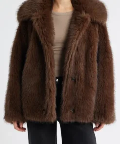 Bernardo Ellery Faux Fur Coat